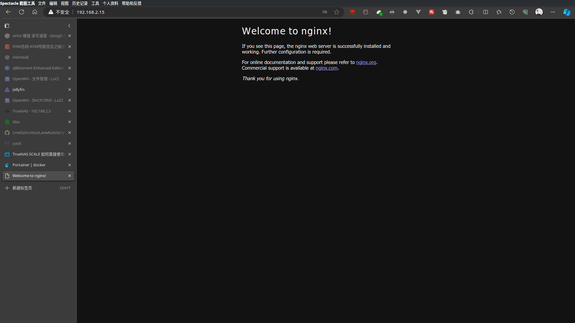 nginx 示例